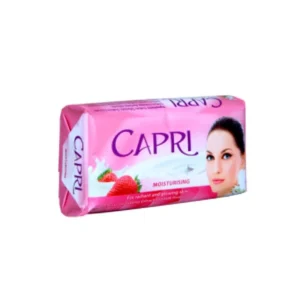 Capri Soap Rose Petal & Strawberry 120g Pink