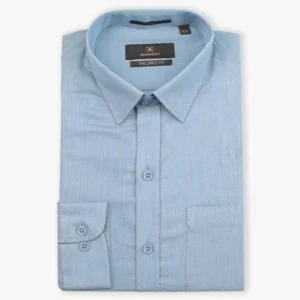 Eminent Men's Chambray Shirt - Blue