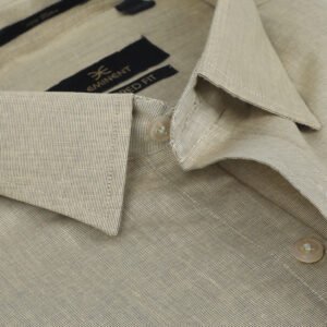 Eminent Men's Formal Shirt - Beige