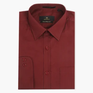 Eminent Men's Formal Shirt - Maroon