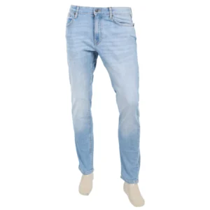 Eminent Men's Slim Fit Denim Pant - Light Blue