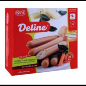 K&N'S Jumbo Frank Sausage Jalapeno Peppers & Cheese 740G