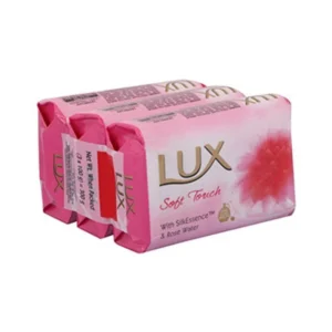 Lux Soap Soft Touch 3x128g Pink