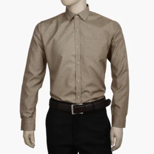 Men's Formal Shirt - Brown