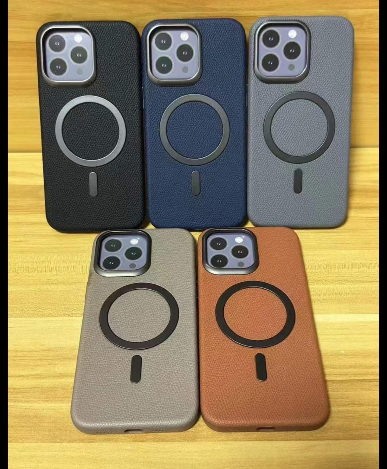 Product Name: Lux-Case Collection - Premium MagSafe Leather iPhone Cases