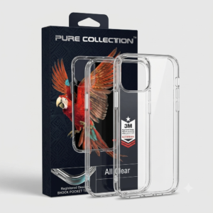 Pure Collection Crystal Clear Case – Shock Pocket Protective Cover