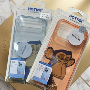 Hotme iPhone 17 Clear Case — Bored Ape Design (PC Color Series)