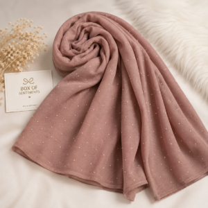 Rose Mocha Pearl Stole
